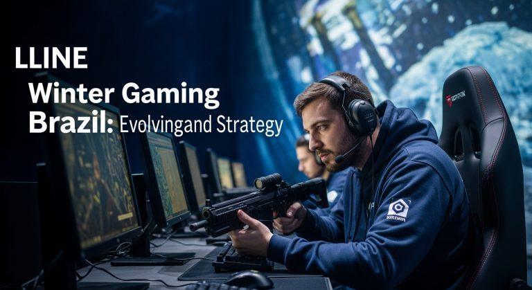 Brazilian gamers in a cafe analyzing winter Gaming Brazil market trends.